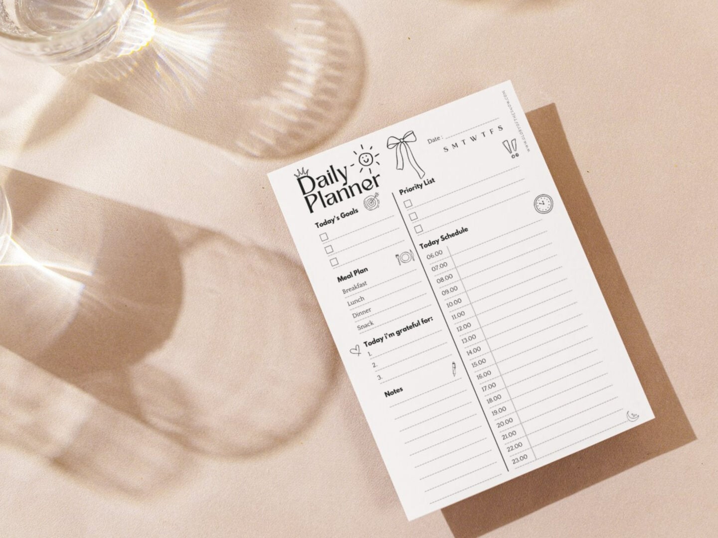 Free Printable Daily Planner