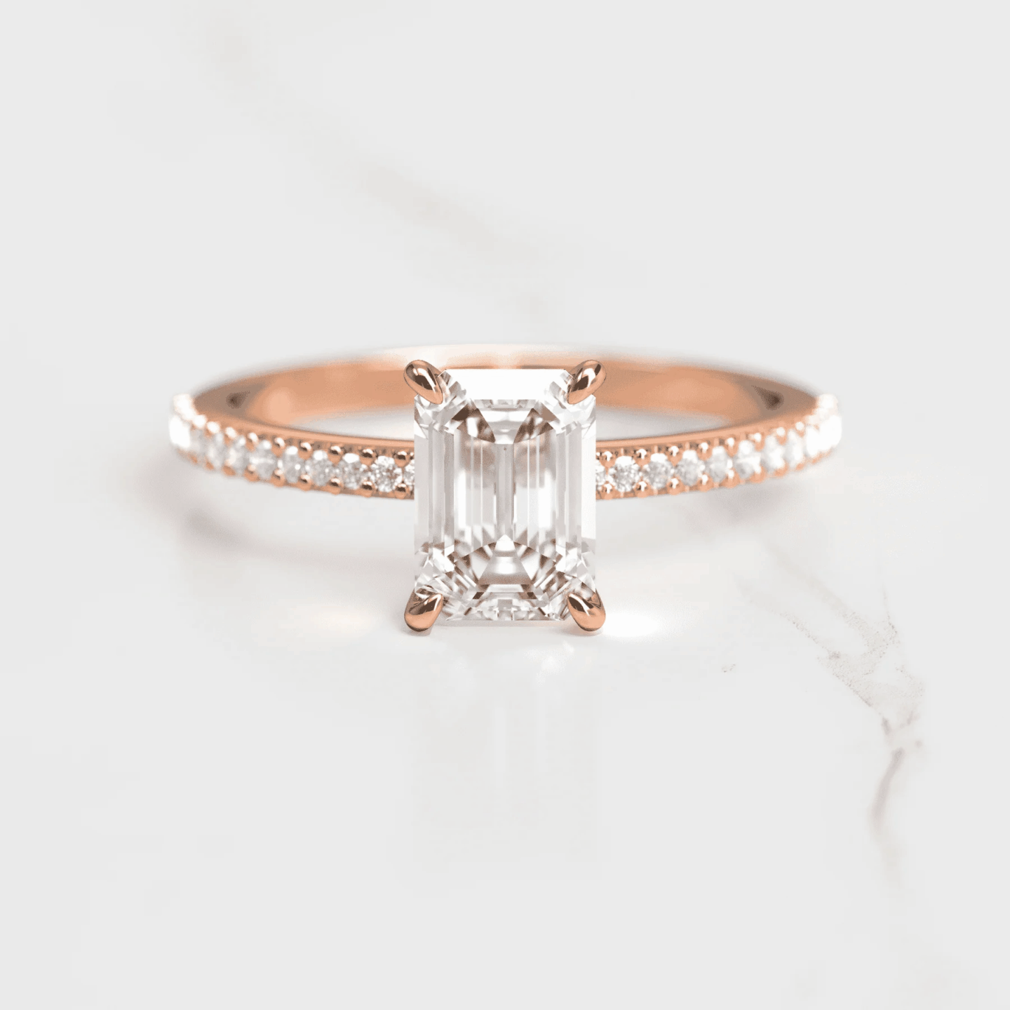 3-carat Emerald Cut Diamond Ring