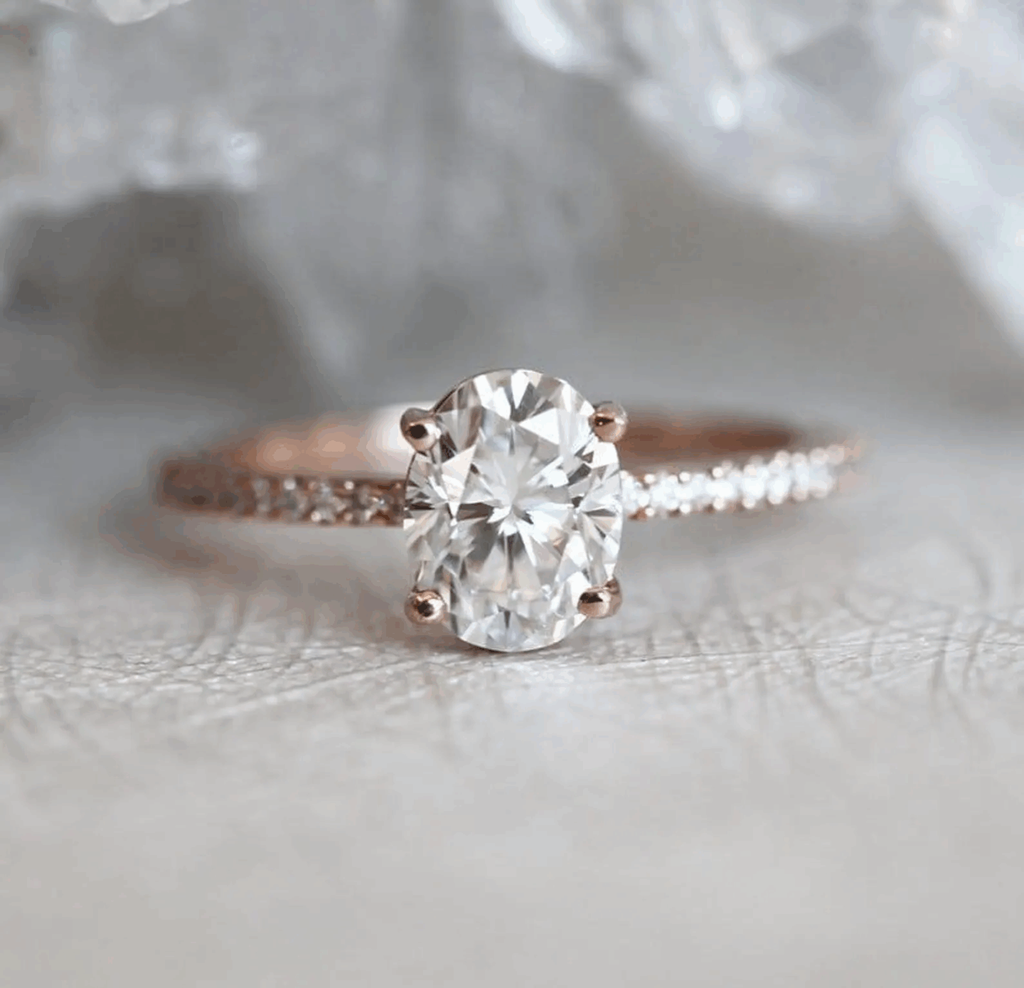 3-carat Oval Diamond Ring
