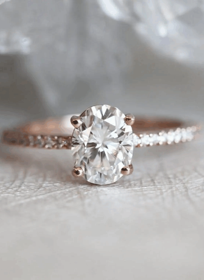 3-Carat Oval Diamond Ring