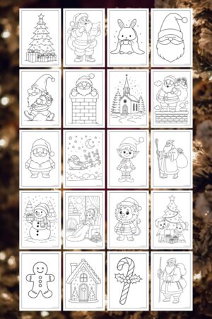 20 Free Christmas Coloring Pages To Bring Holiday Cheer - Glory of the Snow