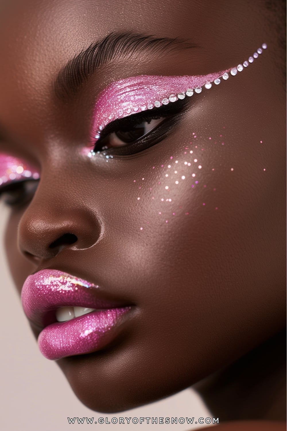 Pink Makeup Ideas: Crystal Pink Wing