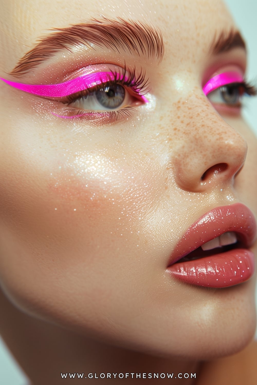 Pink Makeup Ideas: Electric Pink Flick