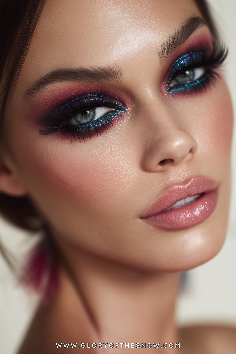 Baddie Makeup Looks: Midnight Sapphire Glam