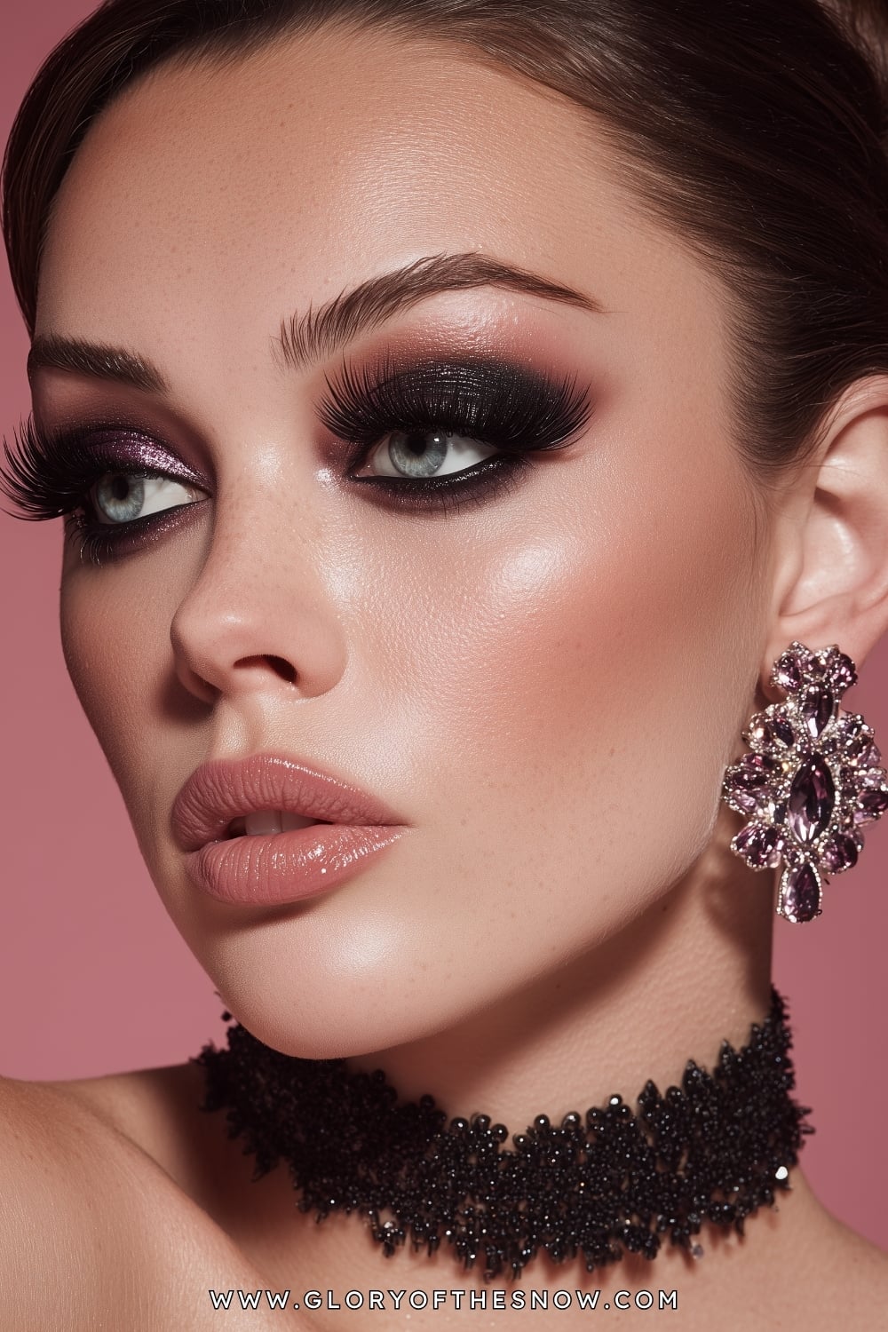 Baddie Makeup Looks: Soft Glam Smokey Eyes