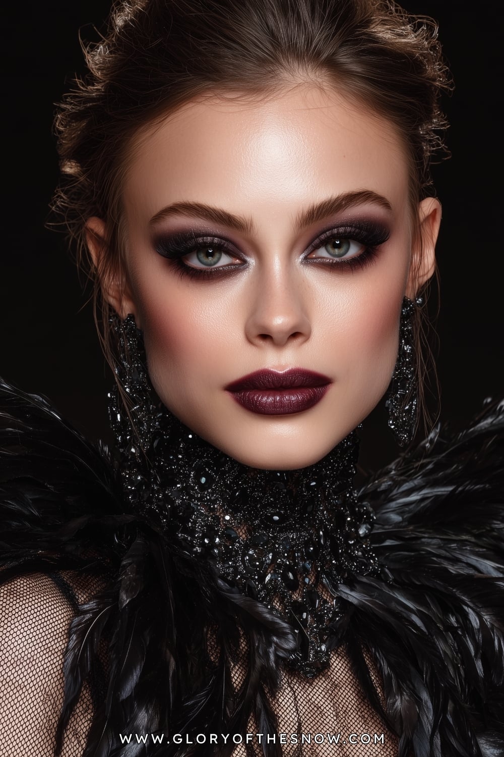 Baddie Makeup Looks: Midnight Raven